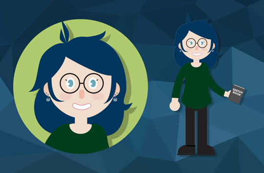 Alyssa character portrait