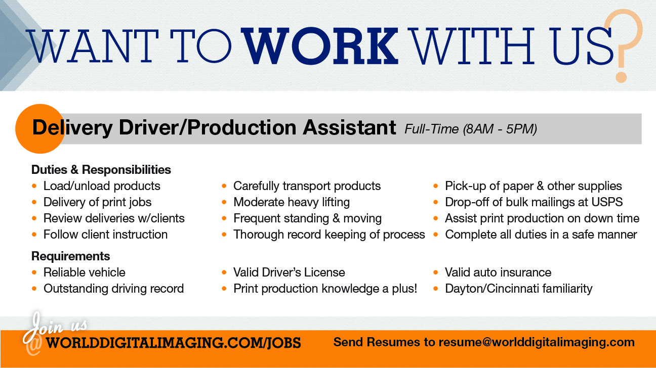 Want to Work With Us