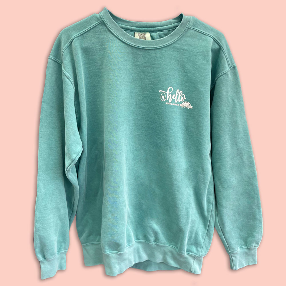 sweatshirt with custom logo printing